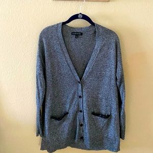 Grey boyfriend fit cardigan